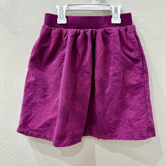 Tea Collection Pink Printed French Terry Skirt - Picture 1 of 9